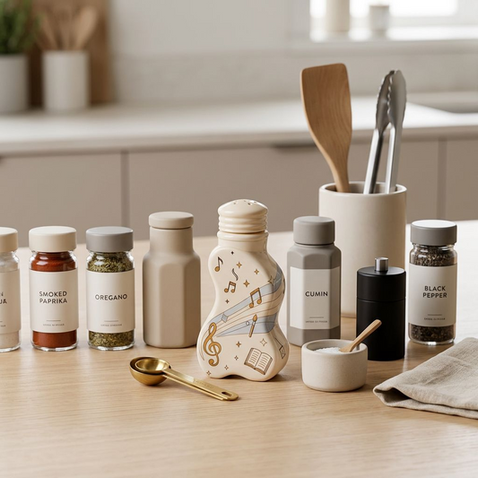 Musical Notes Ceramic Spice Shaker
