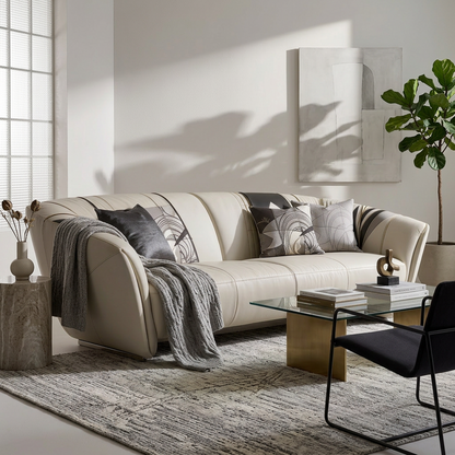 Contemporary Artistic Upholstered Sofa