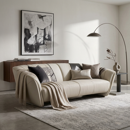 Contemporary Artistic Upholstered Sofa