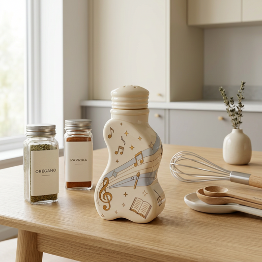 Musical Notes Ceramic Spice Shaker