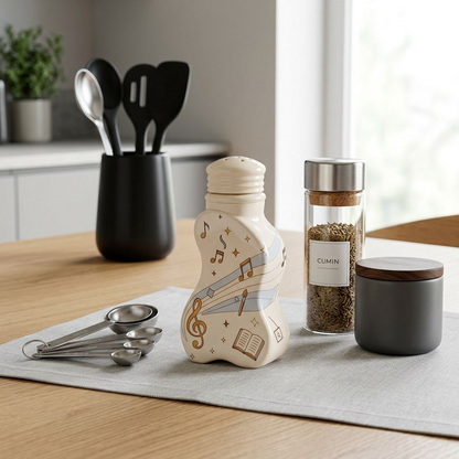 Musical Notes Ceramic Spice Shaker
